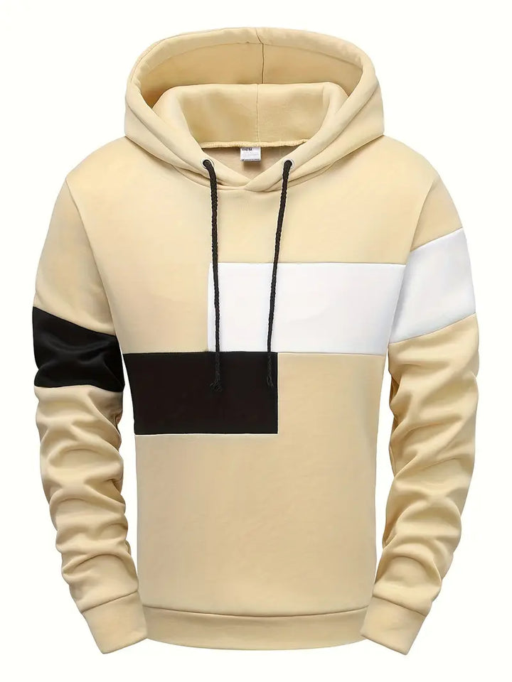 Tigran - Elegante Sudadera Con Capucha Patchwork