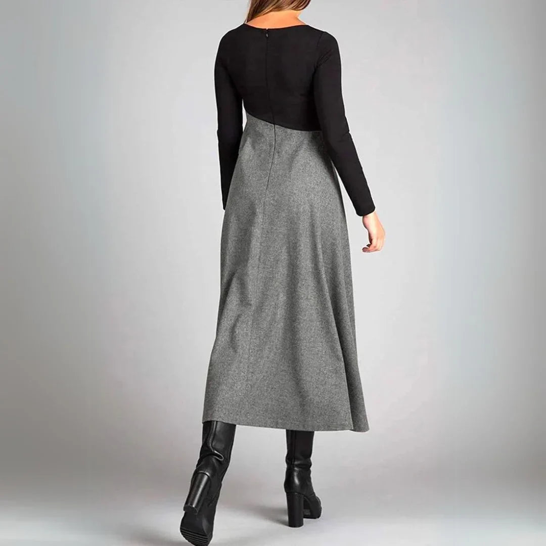 Anabel - Vestido Elegante Con Manga Larga
