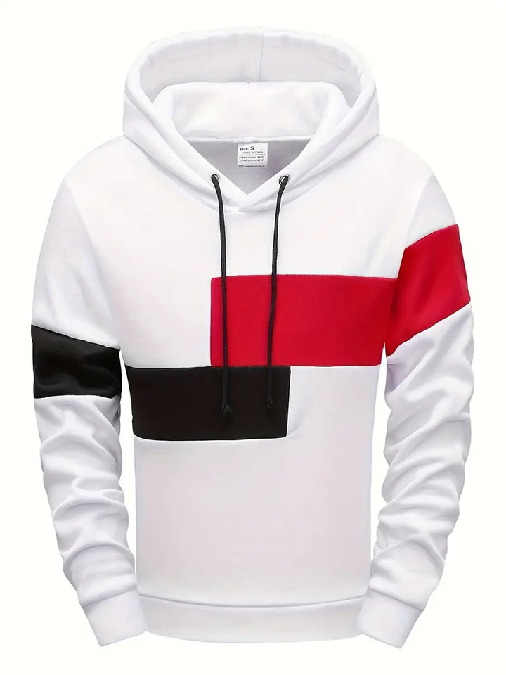 Tigran - Elegante Sudadera Con Capucha Patchwork
