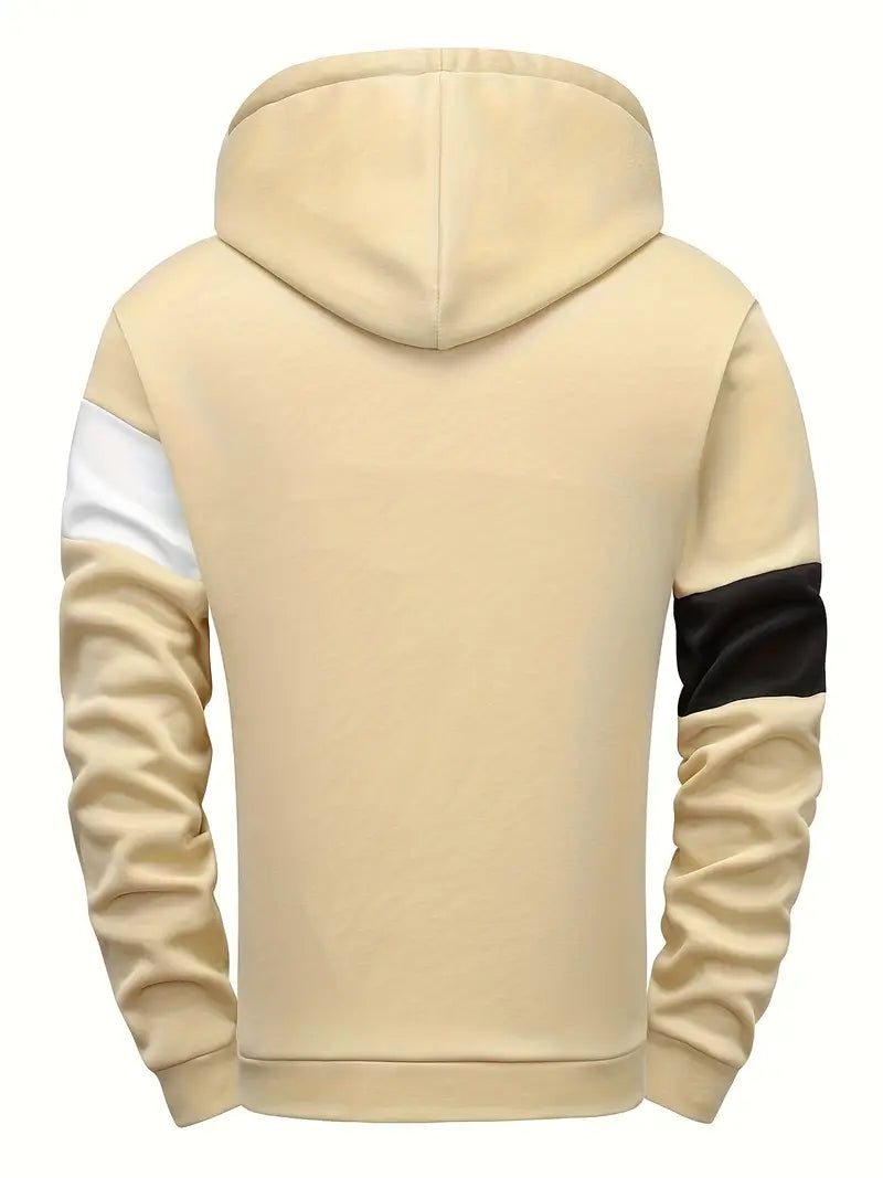 Tigran - Elegante Sudadera Con Capucha Patchwork
