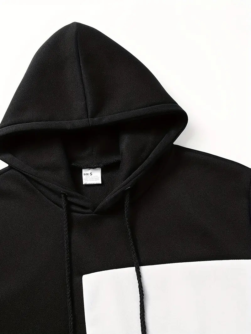 Tigran - Elegante Sudadera Con Capucha Patchwork