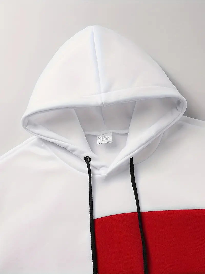 Tigran - Elegante Sudadera Con Capucha Patchwork