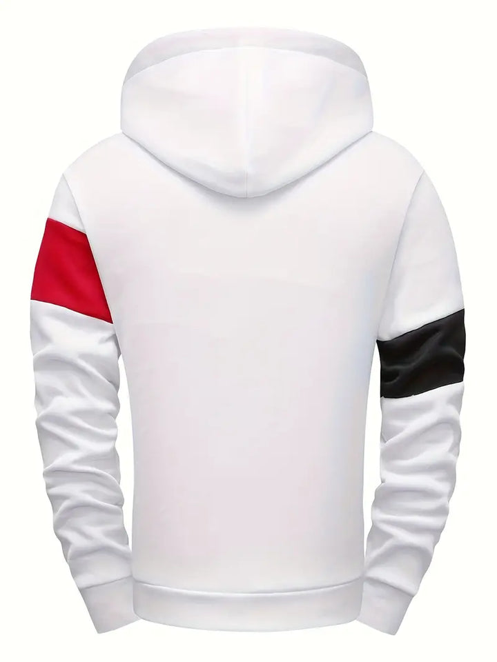 Tigran - Elegante Sudadera Con Capucha Patchwork