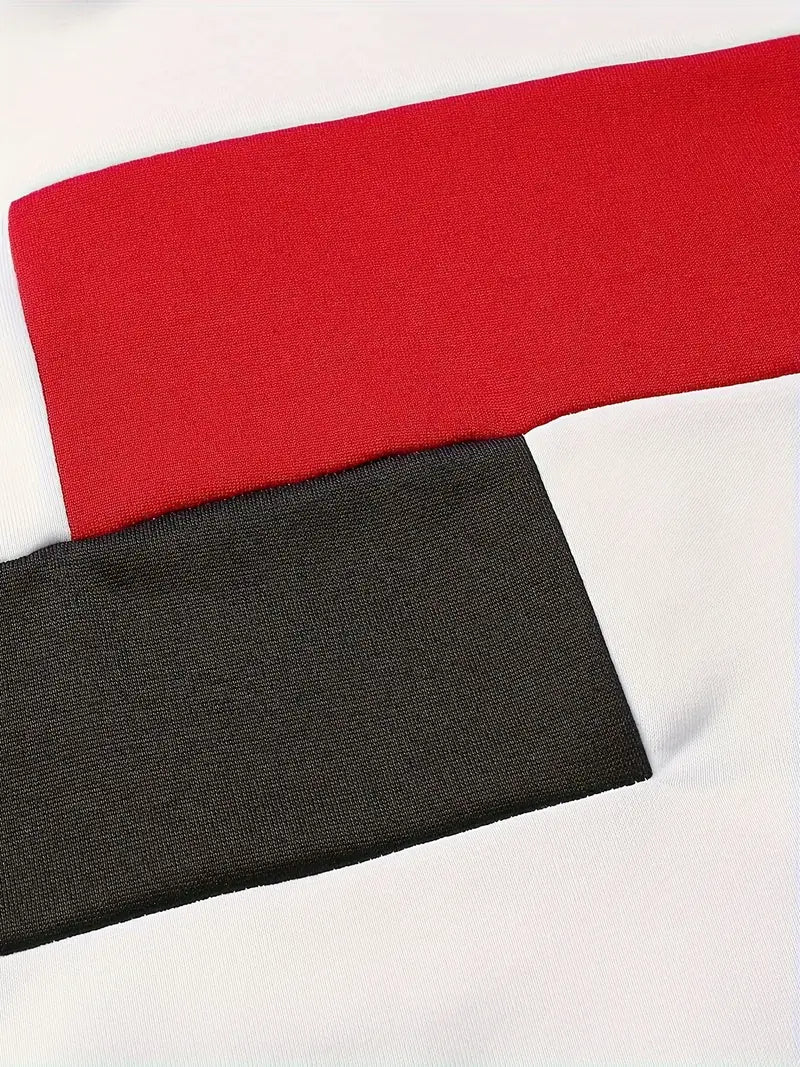 Tigran - Elegante Sudadera Con Capucha Patchwork
