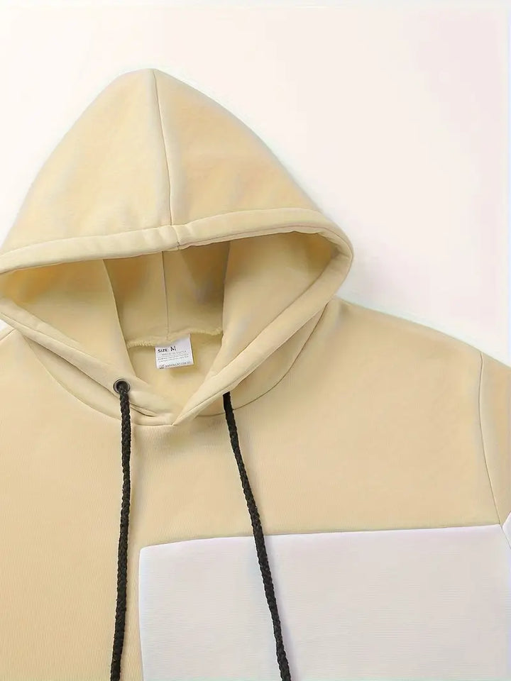 Tigran - Elegante Sudadera Con Capucha Patchwork